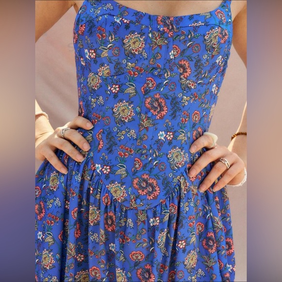 NWT floral dress with attached shorts. Never worn. - Picture 2 of 4